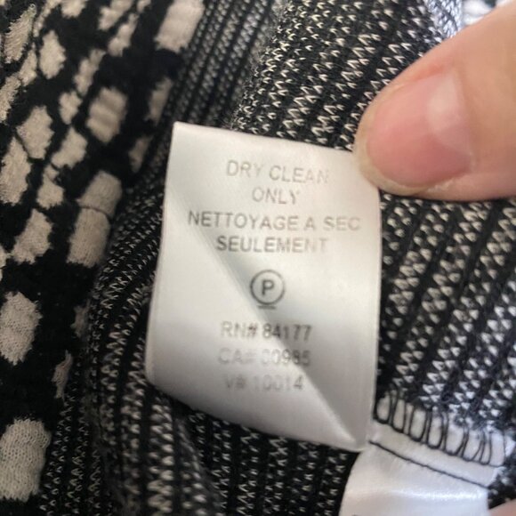 Diane von Furstenberg Wool Cotton Jacquard Cropped Jacket Quiet Luxury Sz 4 USA - Picture 8 of 10